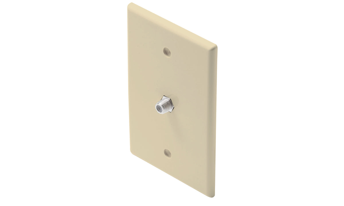 Steren TV Wall Plate 1-F81 Midsize Ivory | Enhanced Performance and ...