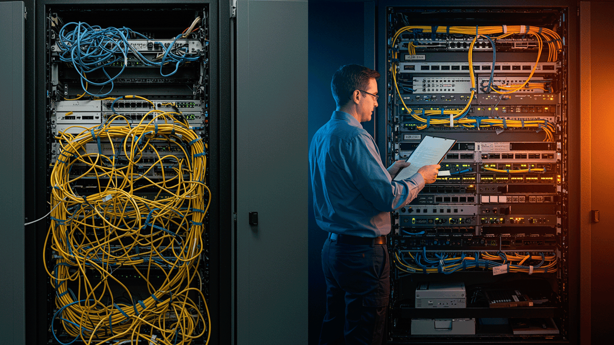Claroty Rack Server From Chaos to Clarity: Rack Before-and-Afters That Inspire Trust – Steren