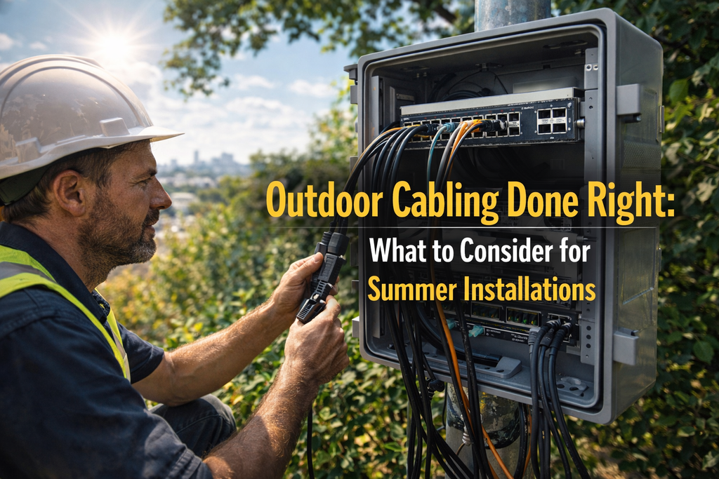 Outdoor Cabling Done Right: What to Consider for Summer Installations