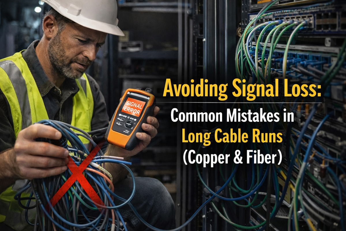 Avoiding Signal Loss: Common Mistakes in Long Cable Runs (Copper & Fib ...