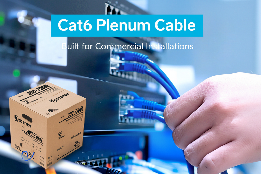 Why Cat6 Plenum Cable Is the Right Choice for Your Commercial Network Installation
