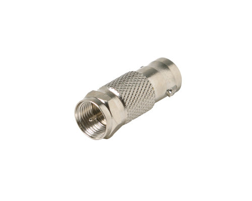 Steren BNC Jack to F Plug Coax Adapter 25 Per Bag | Professional Electronics & Networking Accessory