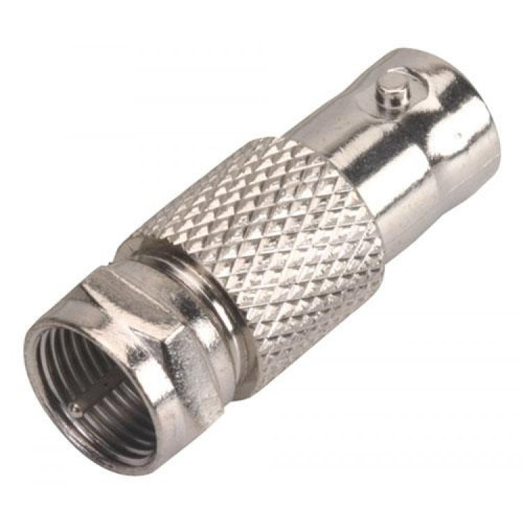 Steren BNC Jack to F Plug Coax Adapter 25 Per Bag | Professional Electronics & Networking Accessory