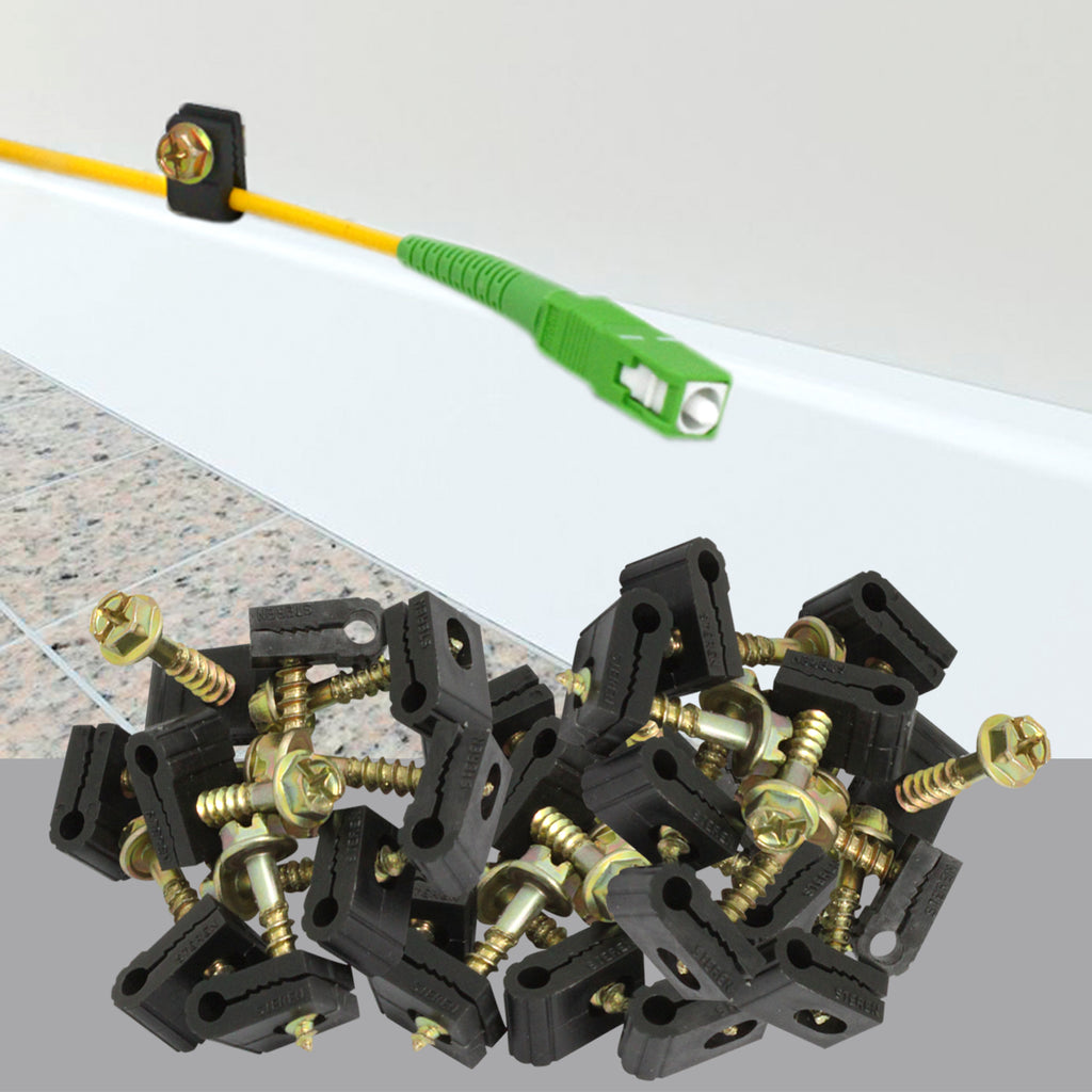 STEREN Coaxial Cable Clips, Cable Holder, Wire Clips, Siding Clips