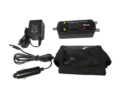 SkyTracker Pro-II Satellite Meter – Dual LNB Signal Tester with LCD Display & Rechargeable Battery