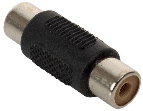 Steren RCA Jack to RCA Jack Coupler – Inline Audio/Video Adapter with Nickel Contacts - 50 Pack