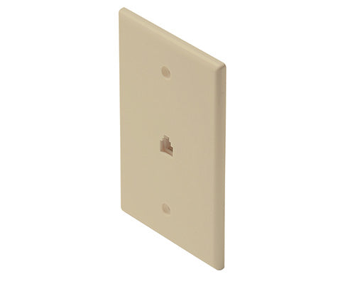 Steren Telephone 4C Mid-Sized Wall Plate Ivory | Professional Electronics & Networking Accessory