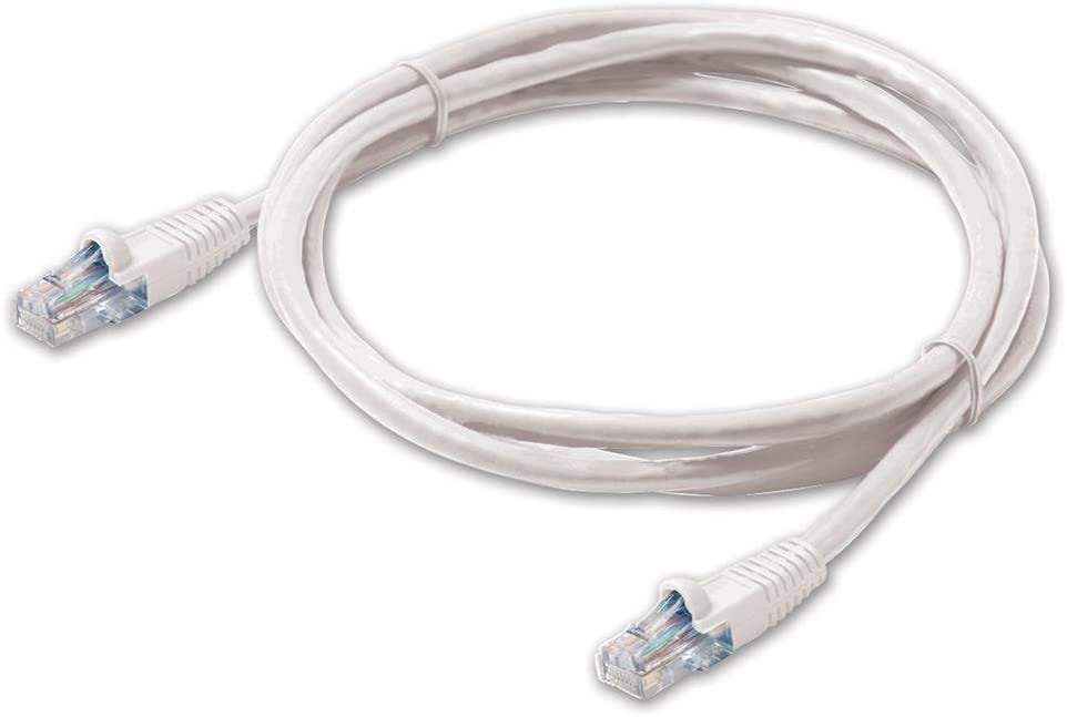 Steren 25ft Cat5e UTP Molded Patch Cord White | Professional Electronics & Networking Accessory