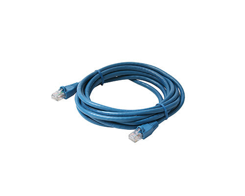 Steren 2ft Cat6 Ethernet Patch Cord Cable for Internet - Molded, Snagless, UTP, cULus - Blue - 17 Pack