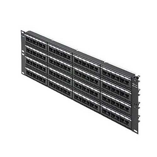 Steren 96-Port Cat5e Loaded Patch Panel - UL Verified and Listed