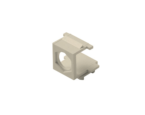 Steren F-Keystone Blank Jack Insert A - Almond | Professional Electronics & Networking Accessory