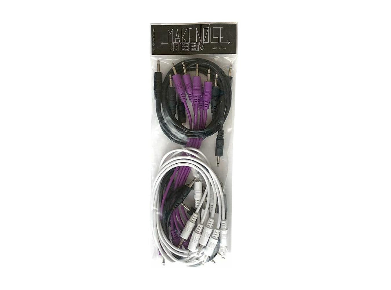 Steren 6in 3.5mm Mono Cable Purple-5 Pieces | 1ft 3.5mm Mono Cable ...