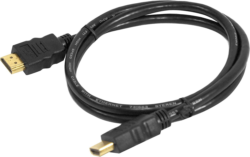 LOT OF 118384 Steren 10ft 4K High-Speed HDMI Cable 2.0 - TV's, DVD, Blu-ray, PS3, PS4, XBOX -118384 TOTAL UNITS