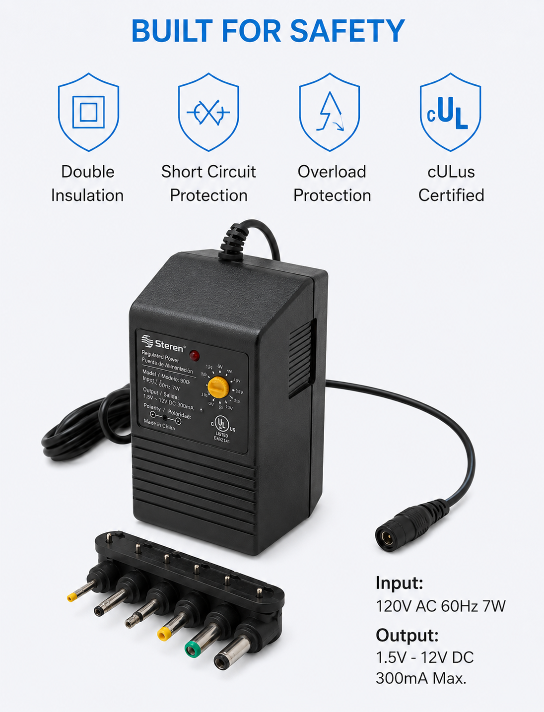 Upgrade your power supply setup with Steren's Universal AC/DC Power ...