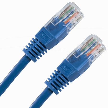 Steren 25ft Cat6 UTP Molded Standard Network Cable Blue