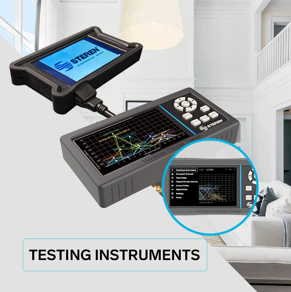 Display Teaster STEREN Wireless Display Tester, WiFi Tester, Wirelesss Ethernet Testin ...