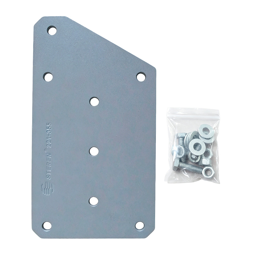 Steren Fascia Steel Mount Plate - SAE Grade 5 - Eave Mount for Satellite Dish