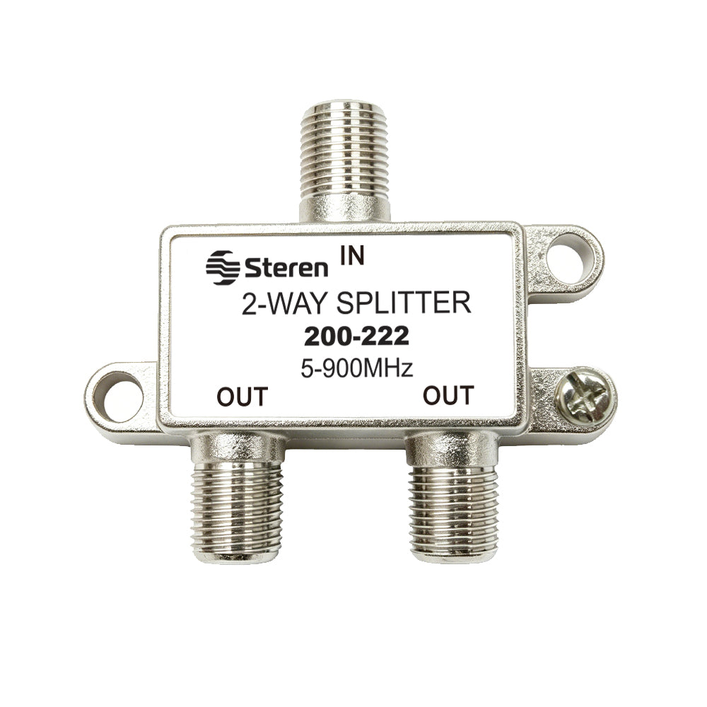 Spliter Matv Enhance your MATV setup with the Steren 2-Way 900MHz RF Splitter for