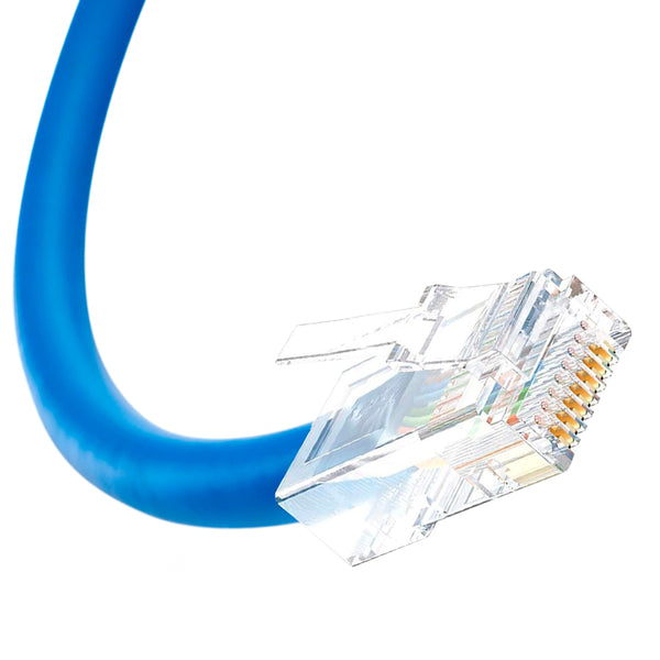 Steren 3ft Cat6 Patch Cord Non-Booted UTP cULus Blue