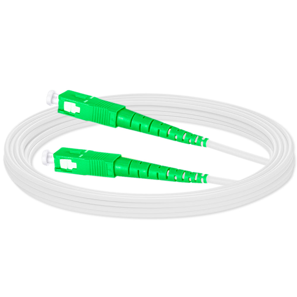 Fiber, Jumper SM 9/125um SX SC/APC SC/APC G657A2 3.0mm L:2 Mts White