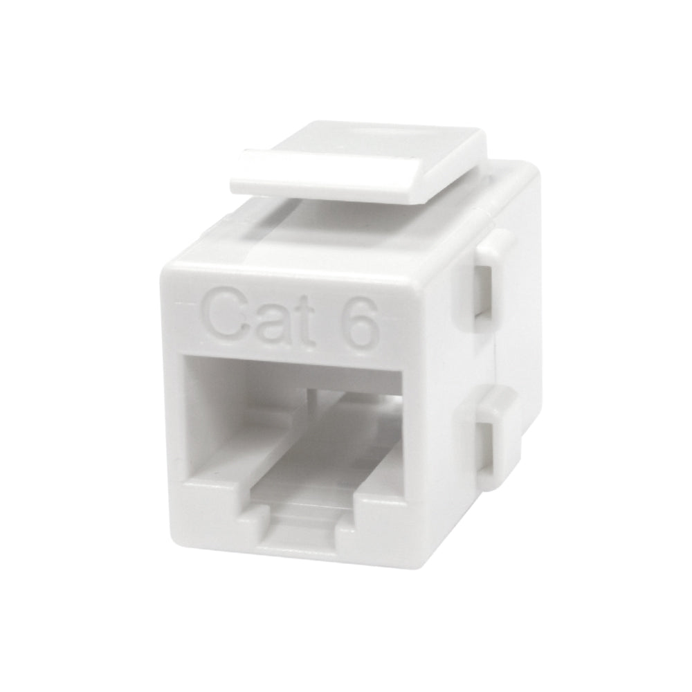 Steren Cat6 Keystone Coupler RJ45 White