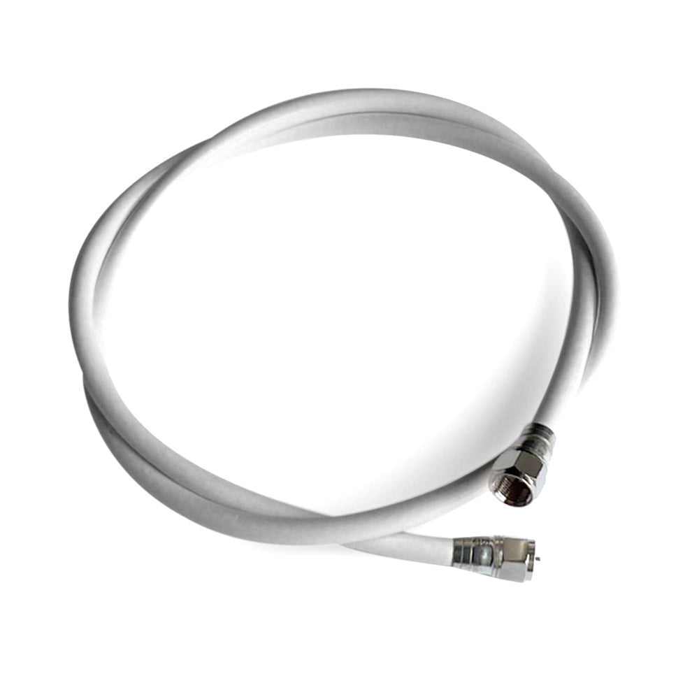 Steren 3ft RG6 TV Coaxial Neutral Cable with DigiCon II Silver Connectors – Triple Shielded