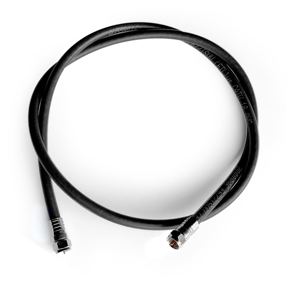 Steren 3ft RG6 TV Coaxial Cable with F-Type Connectors – Triple Shielded