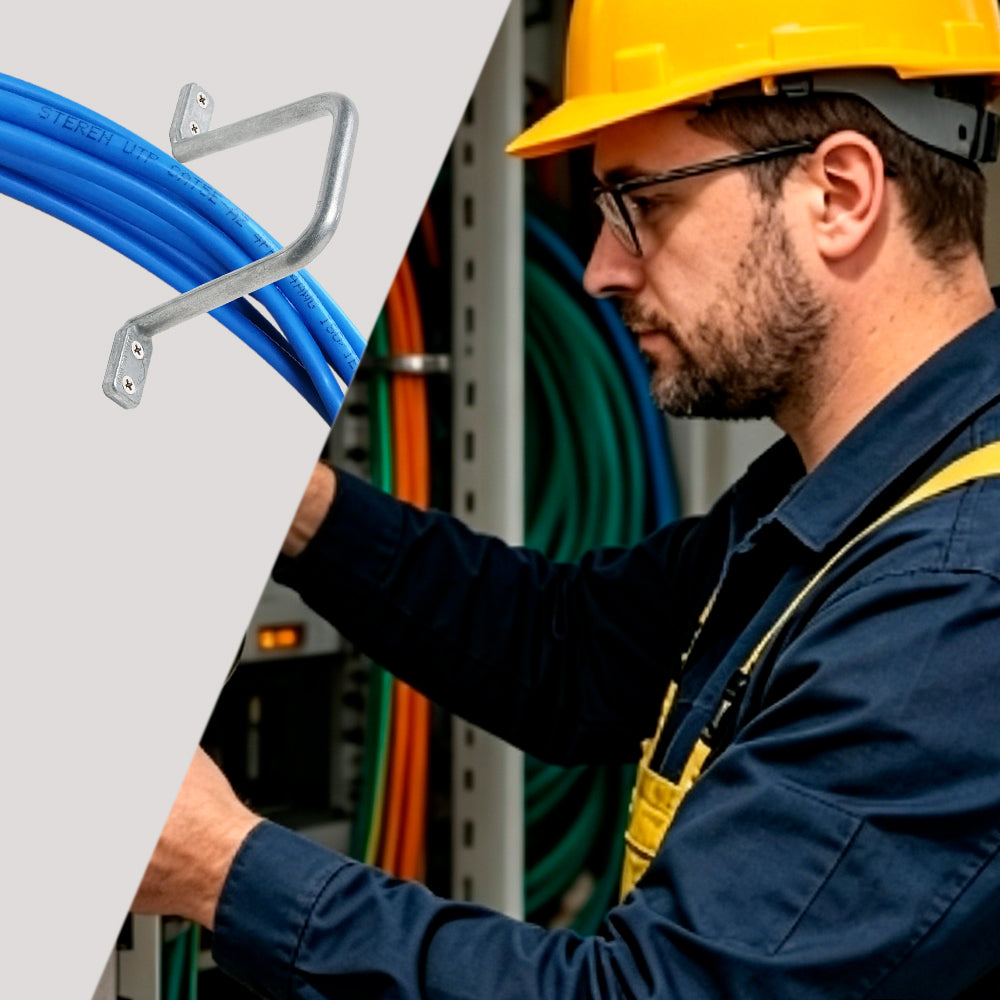 Organize and manage your cables effortlessly with Steren's Sturdy 3-1 ...