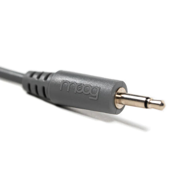 Steren Moog 18in 3.5mm Mono Cable Dark Gray - Single Cable