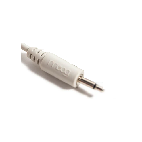 Steren Moog 6in 3.5mm Mono Cable White - Single Cable