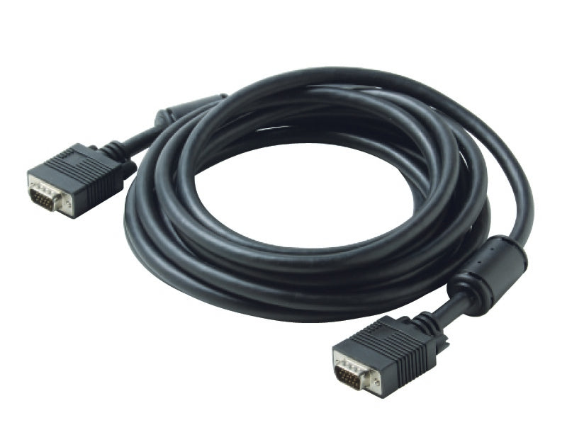 Steren 25ft SVGA Male-to-Male Video Cable – High-Resolution VGA Display Cord, Black