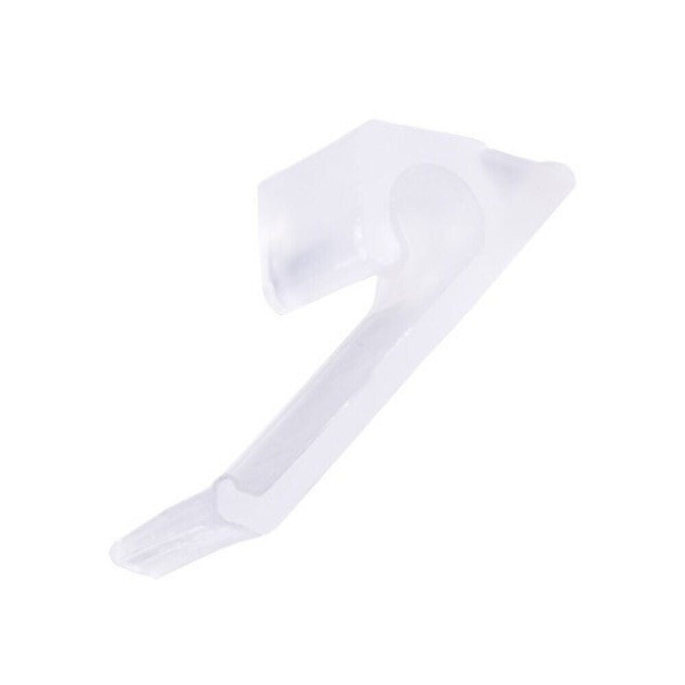 Steren Horizontal Clear Vinyl Siding Clip - UV Protection - 100 Pack