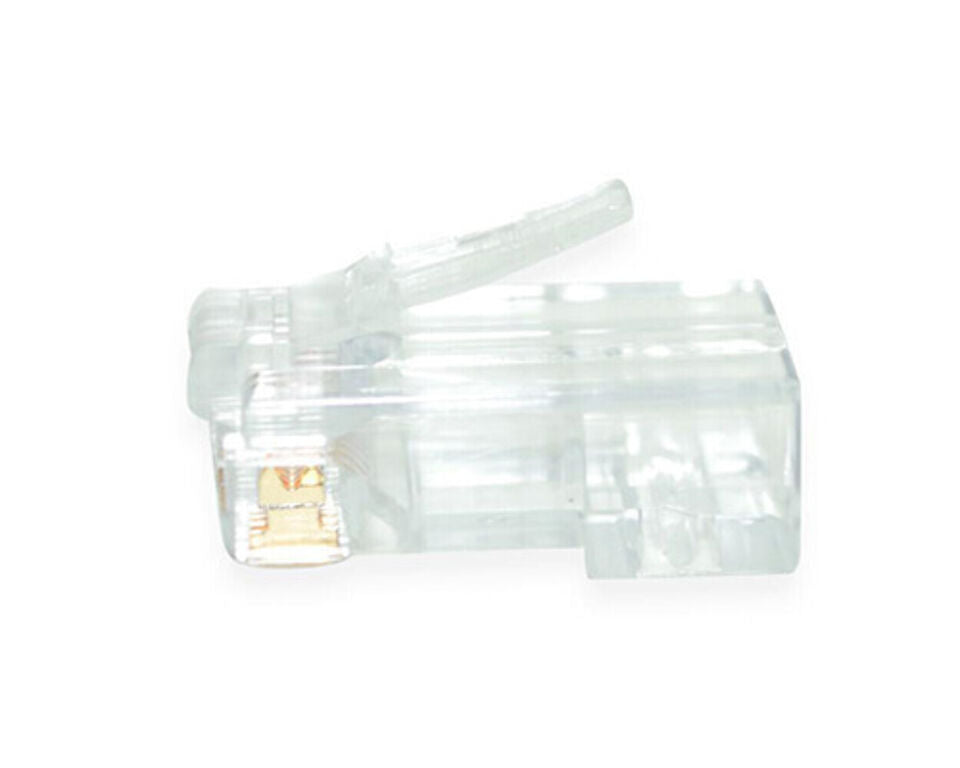 Skywalker  RJ45 CAT6 Modular Plug 8C 8x8 50u gold Plating - 100 Pack