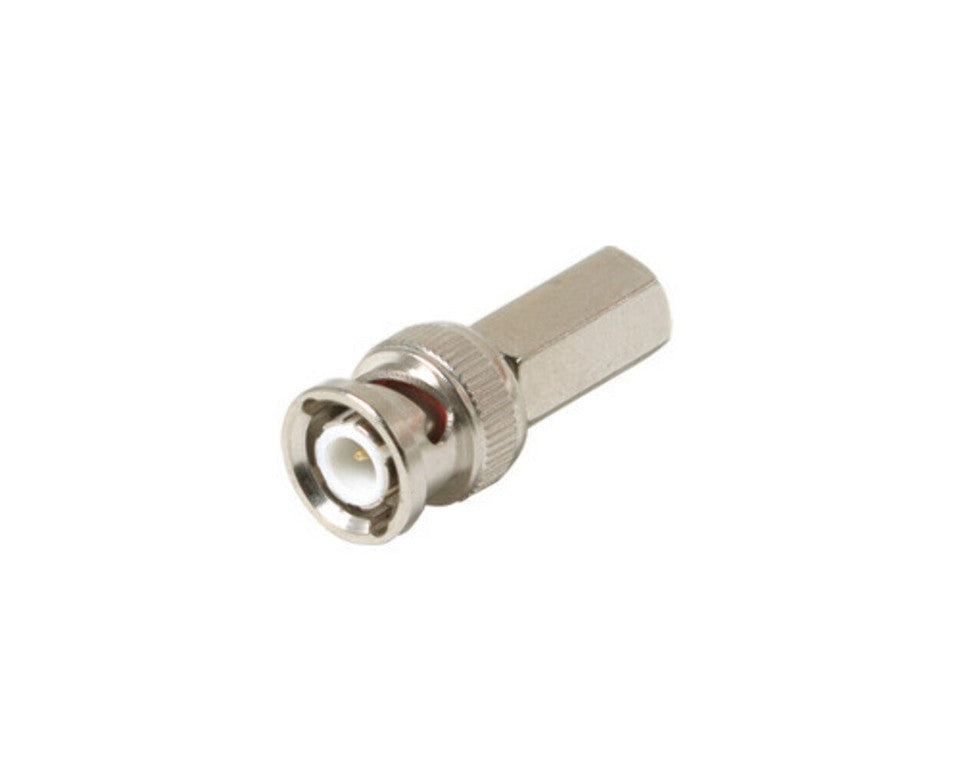Steren BNC Twist Plug RG6 Connector - Commercial Grade