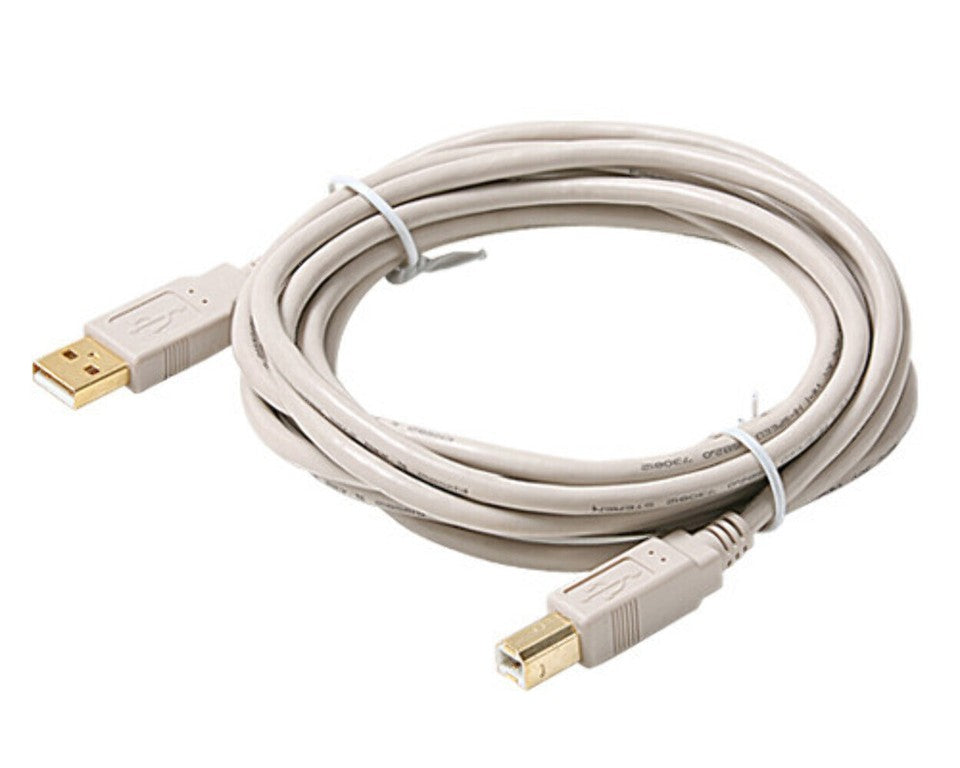 Steren 6ft USB 2.0 A-B cRUus Cable with Gold Connectors